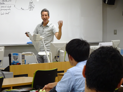 語学講義の様子1