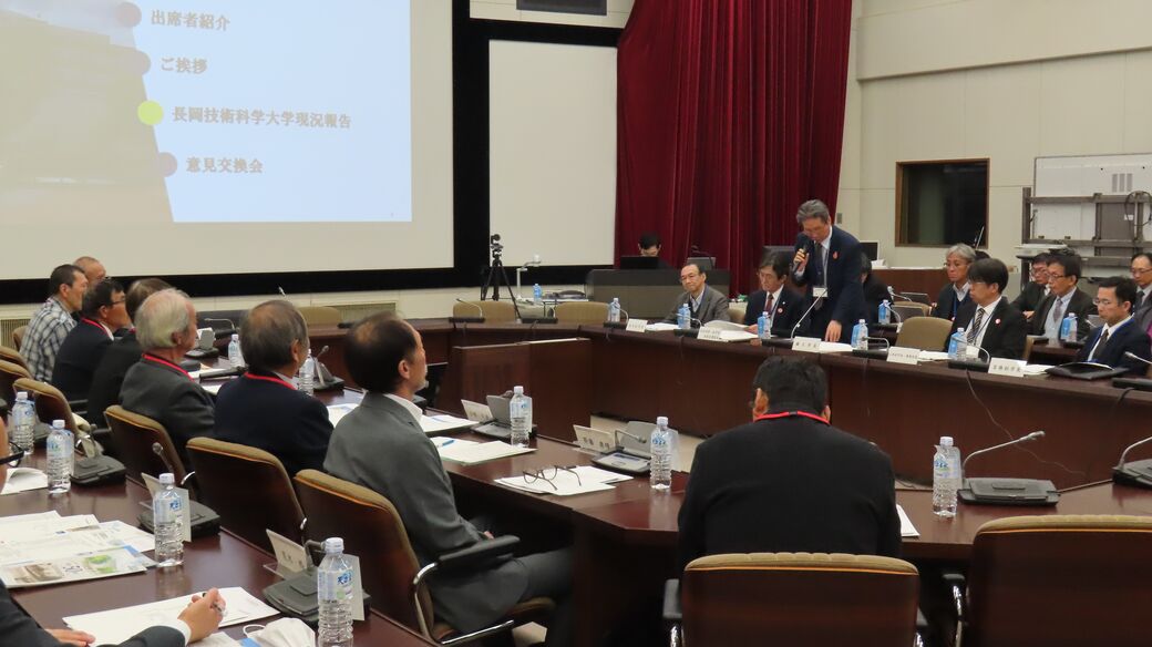 地元懇和会（意見交換会）の様子