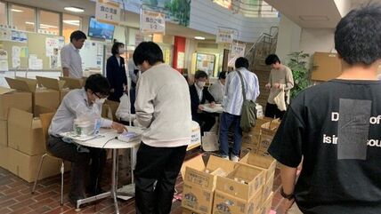 学生に対して食の支援事業を実施しました 画像