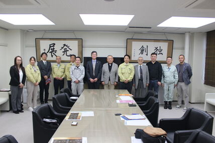 Steppe Metal Powder社とJマテ．カッパープロダクツ（株）が本学を表敬訪問しました 画像