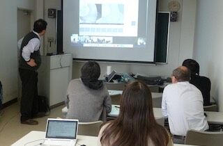 都城高専での事業説明・遠隔操作を活用した講義の様子