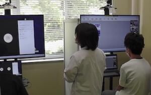 完全遠隔操作の実証実験の様子1