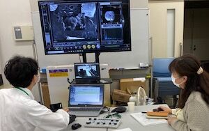 完全遠隔操作の実証実験の様子