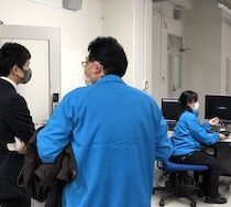 長岡技科大での遠隔デモンストレーションの様子3