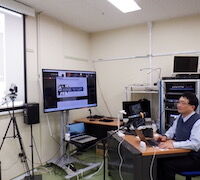 海外大学での講演会の様子1