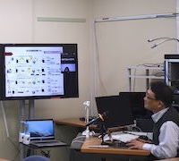 遠隔講習会の開催の様子1