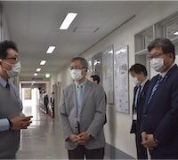 遠隔操作のデモンストレーションの様子1