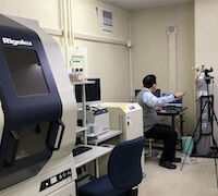 接続テストの様子1