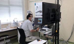 接続テストの様子1