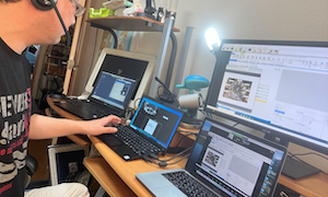 完全遠隔利用の様子