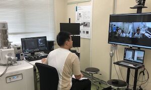 遠隔機器体験会の様子