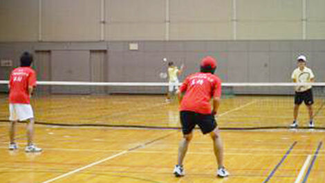 ソフトテニス部の活動の様子