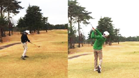 ゴルフ部の活動の様子