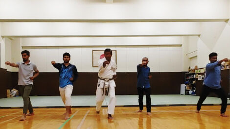 International Shito-Ryu Karatedo Sacred Heart Associationの活動の様子